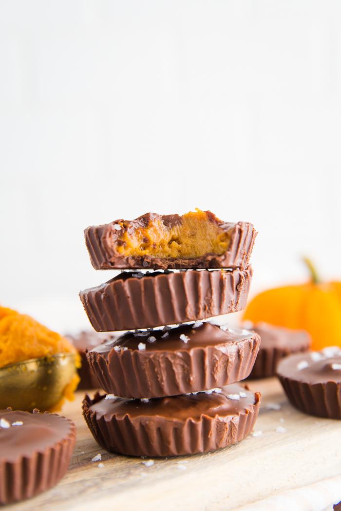Pumpkin Peanut Butter Cups at Home