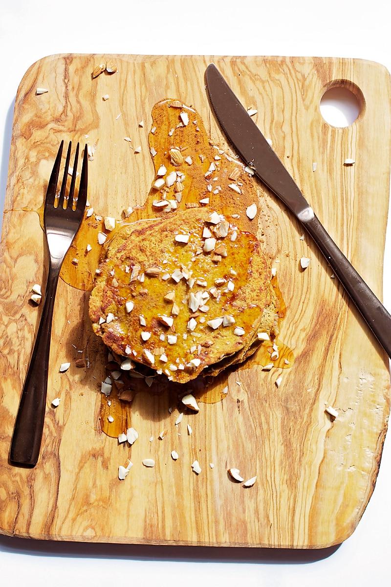 Pumpkin Protein Pancakes at Home