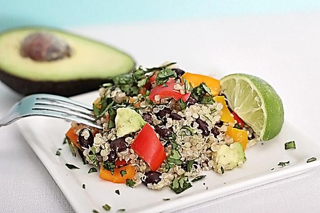 Quinoa Black Bean Salad for the Table