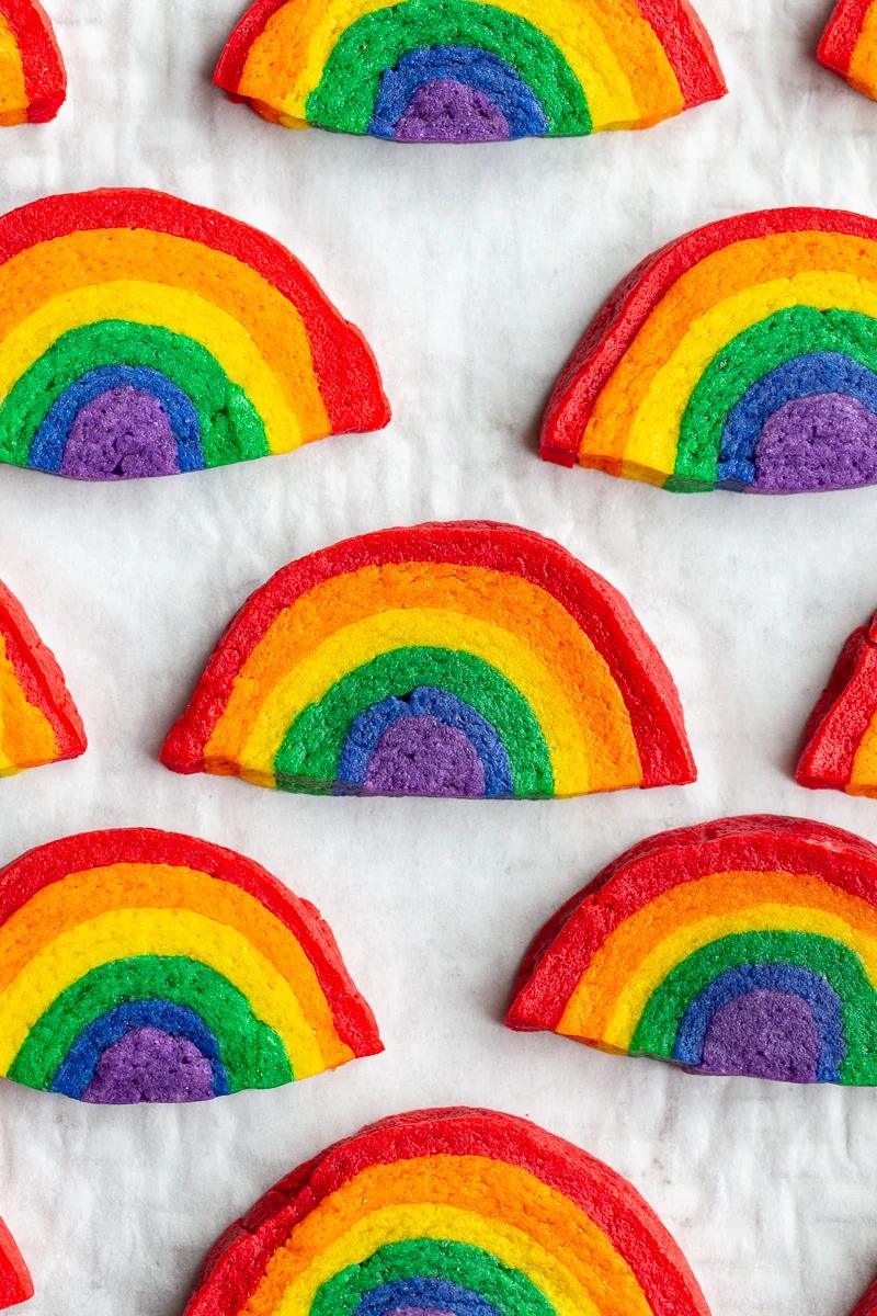 Rainbow Cookies at Home