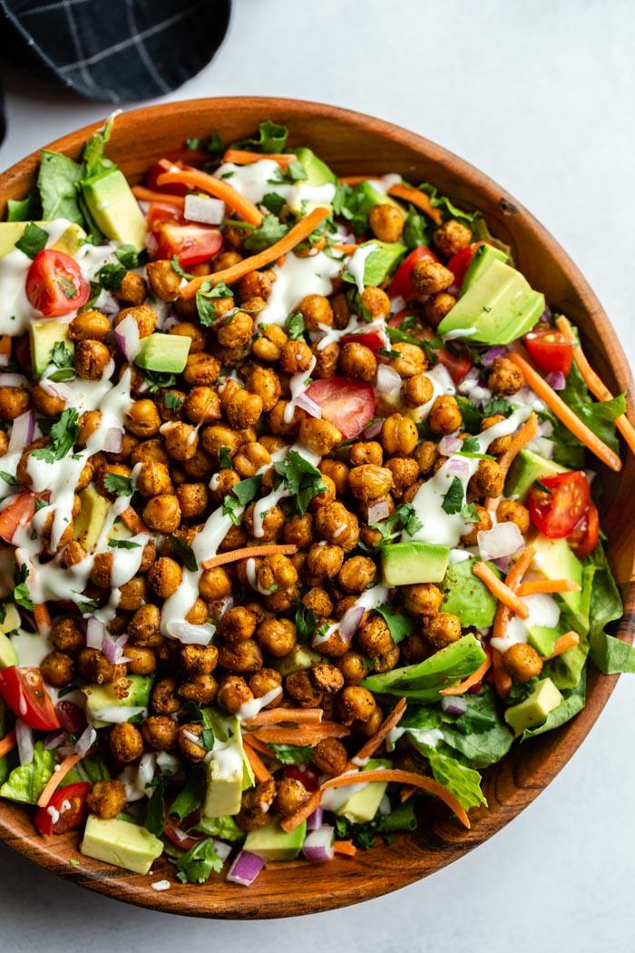 Ranch Chickpea Salad for the Table