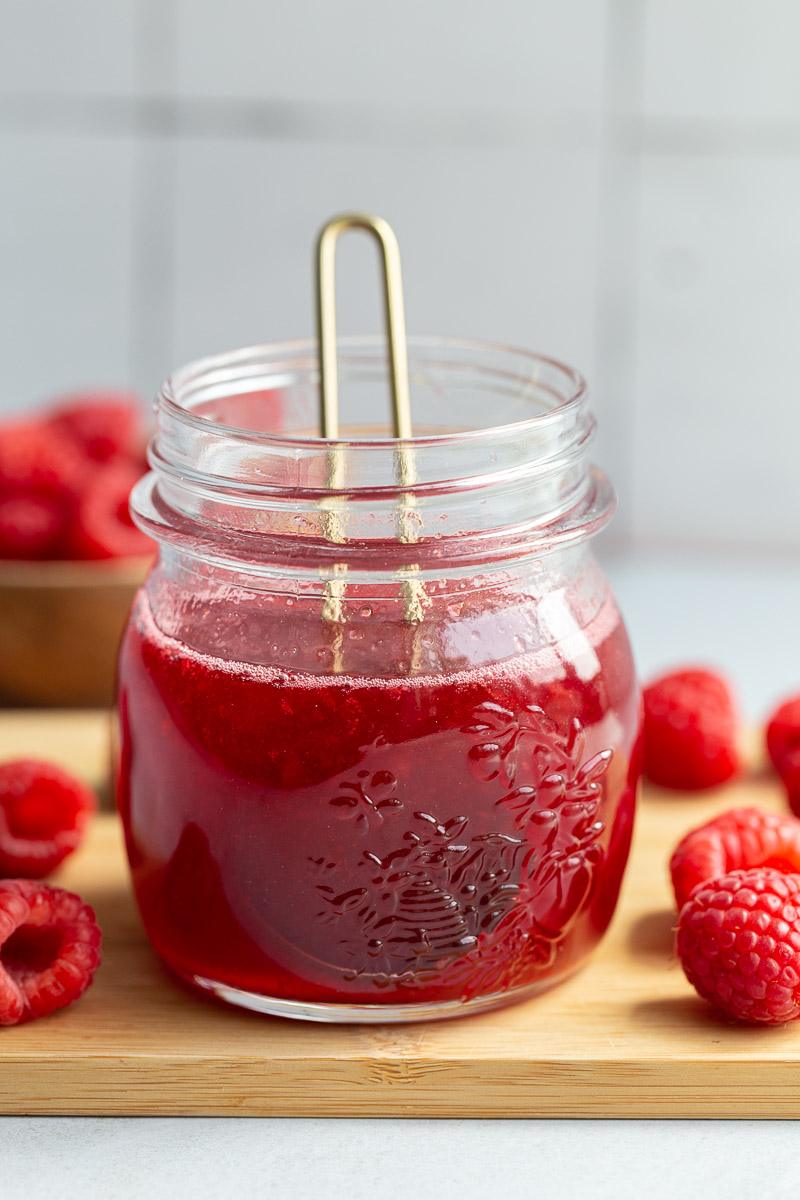 Raspberry Syrup at Home