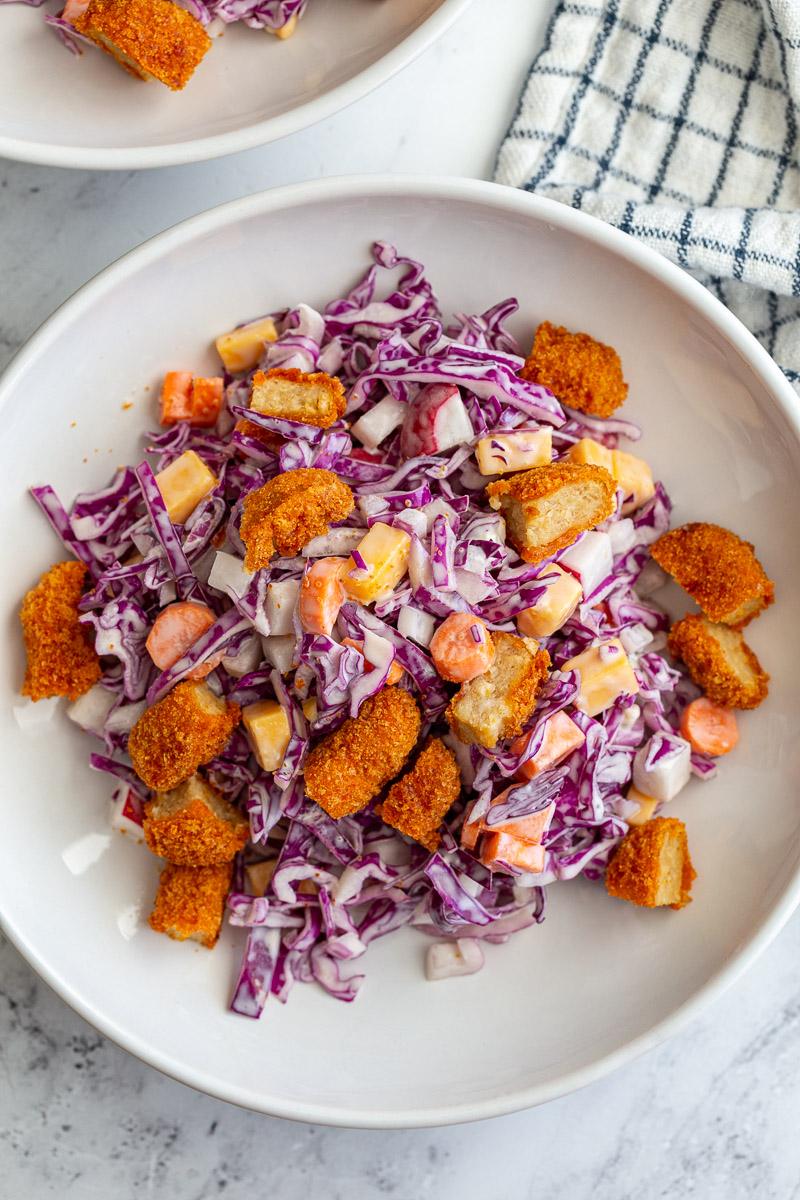 Red Cabbage Salad at Home