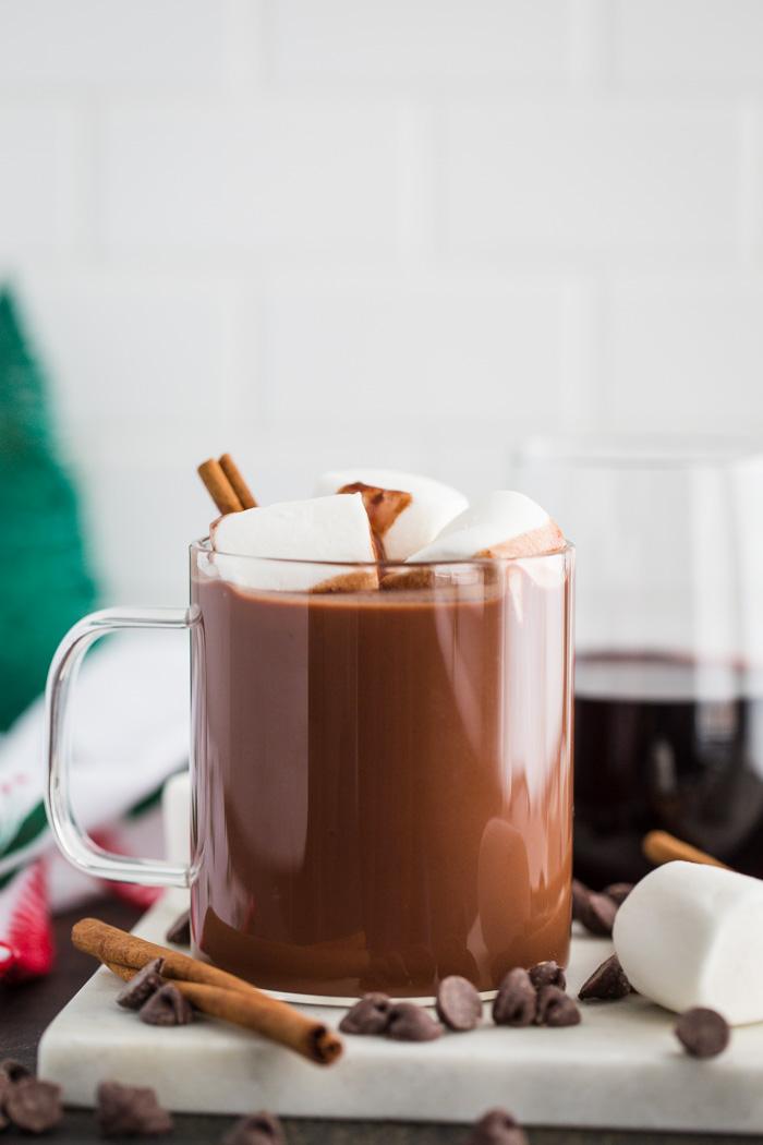 Red Wine Hot Chocolate at Home