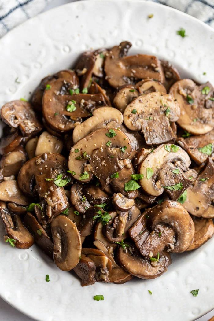 Sautéed Cremini Mushrooms for the Table