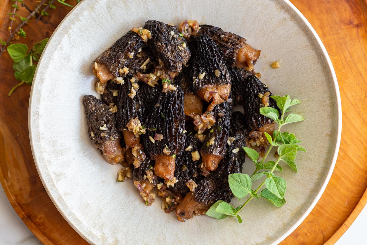 Sautéed Morel Mushrooms from the Pantry