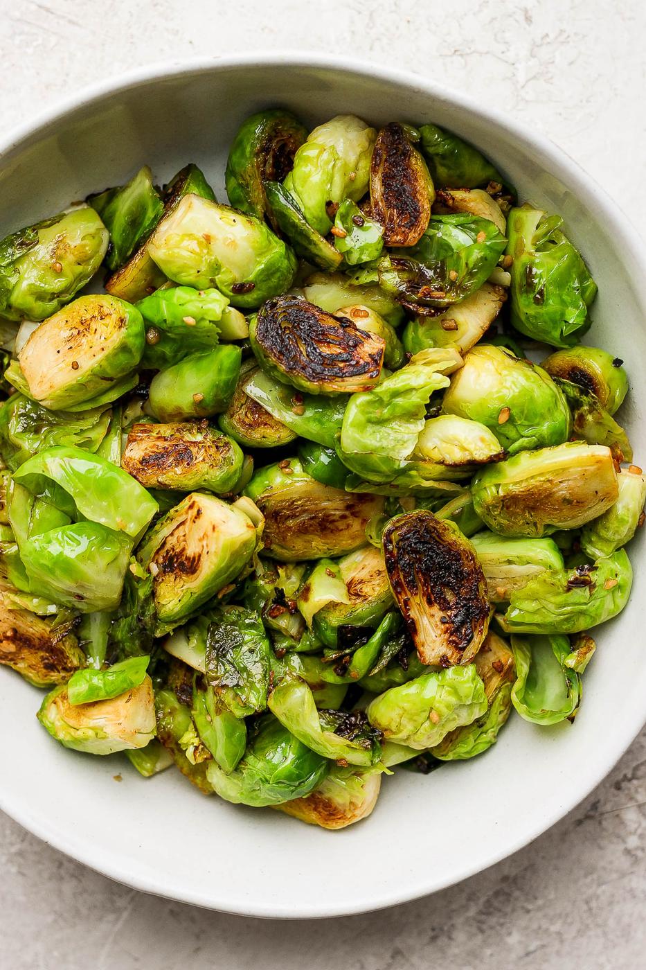 Unfussy Sautéed Brussels Sprouts from the Pantry