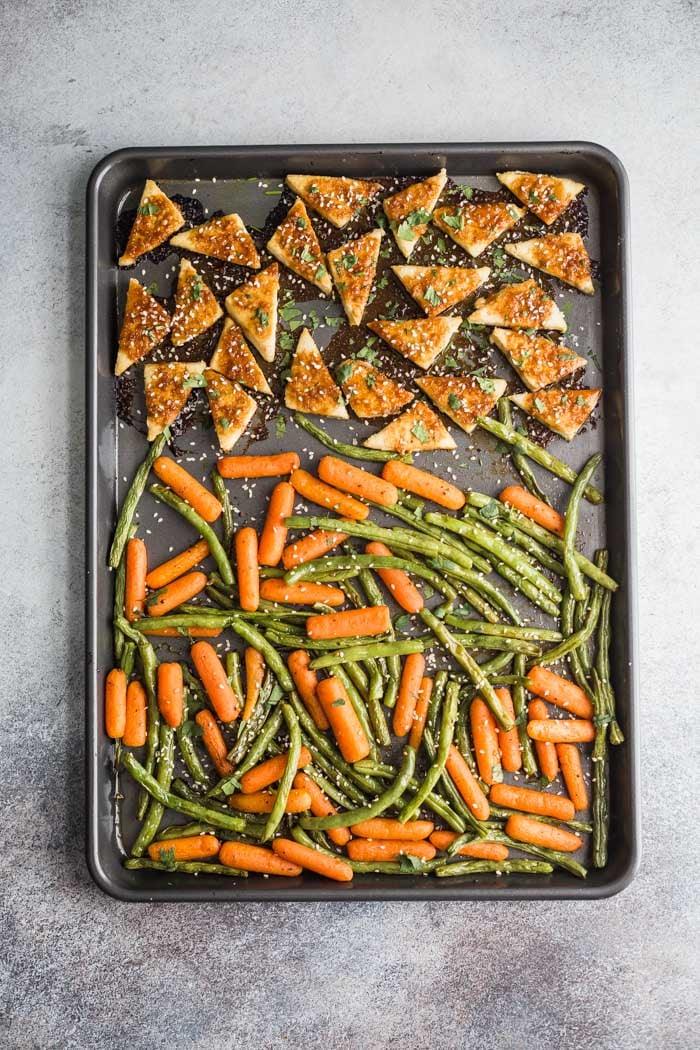 Sheet Pan Baked Tofu & Veggies for the Table