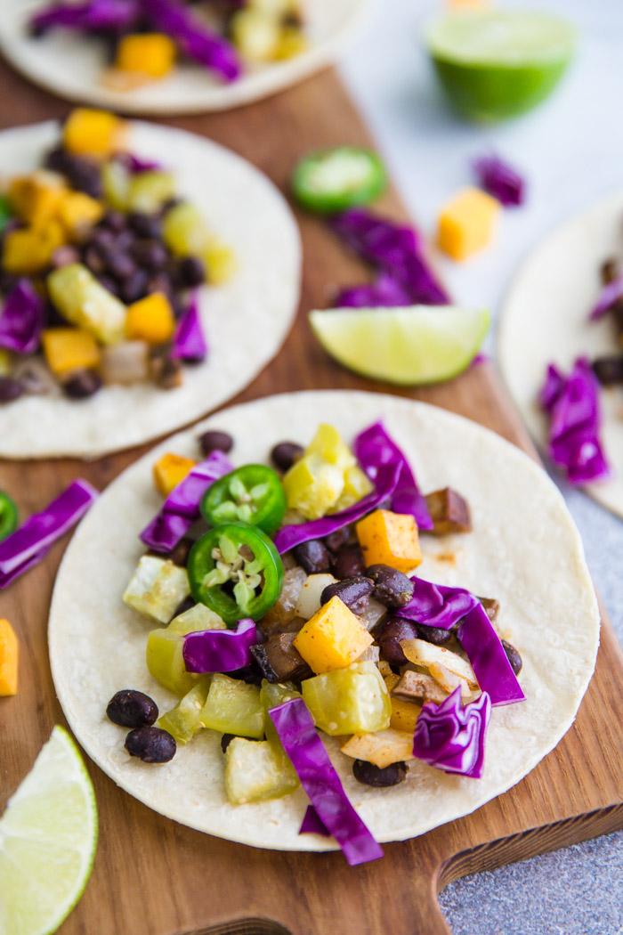 Sheet Pan Squash Tacos on the Stove
