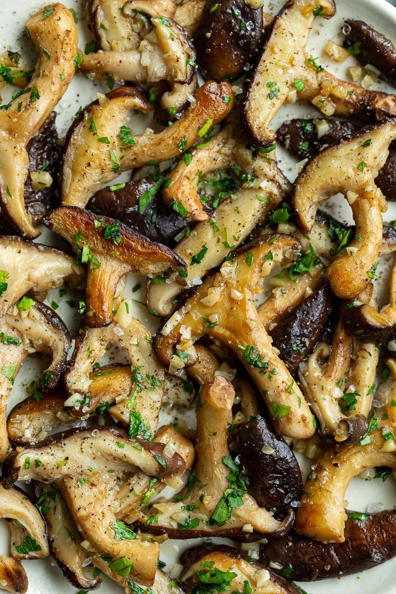 Sautéed Shiitake Mushrooms from the Pantry