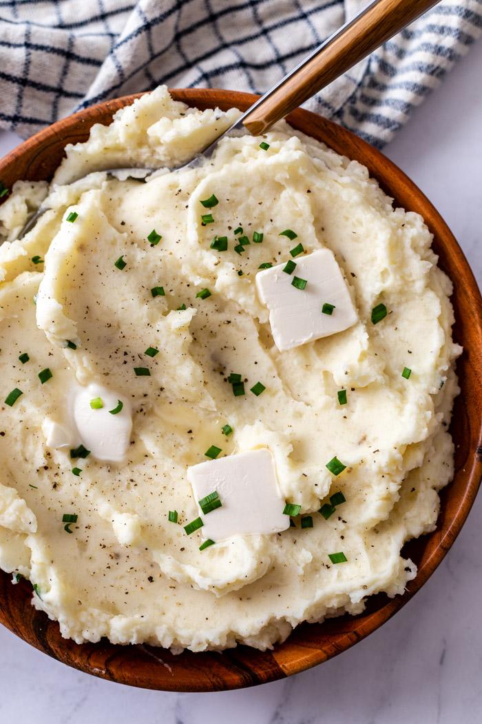 Crock Pot Mashed Potatoes from the Pantry