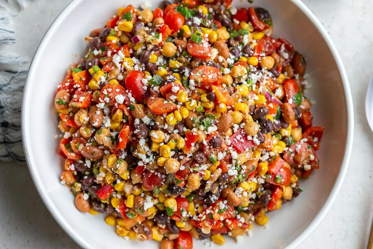 Southwest Bean Salad on the Stove
