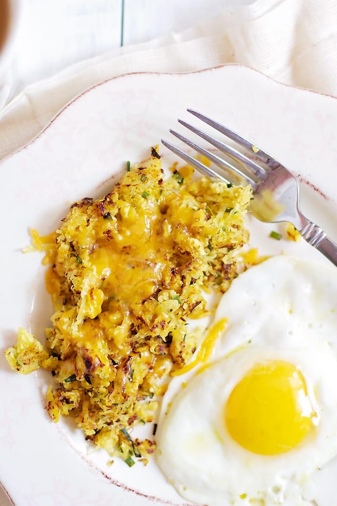 Spaghetti Squash Hash Browns from the Pantry