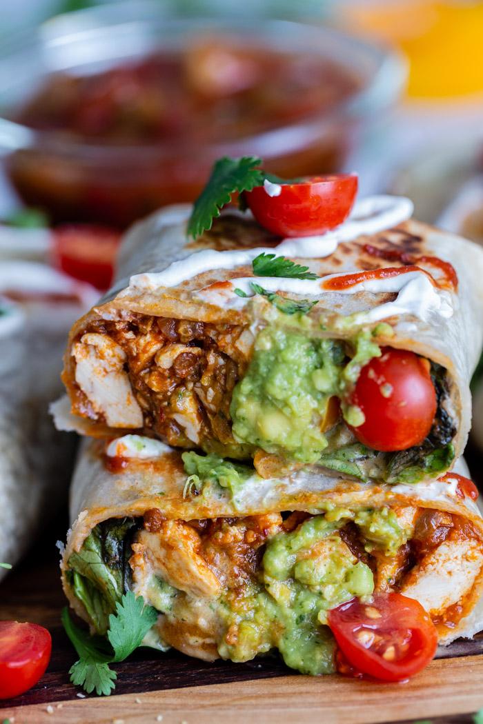 Spicy Tofu Burritos on the Stove