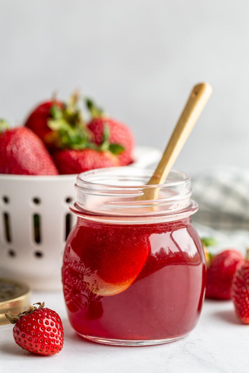 Strawberry Juice from the Pantry