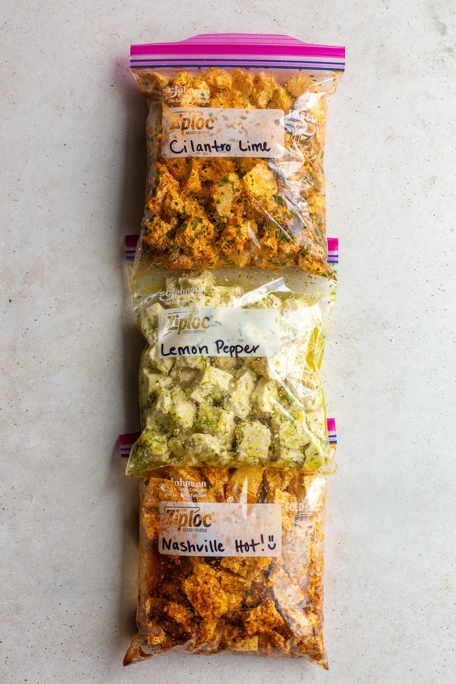 Summery Tofu Marinades – 3 different ways! from the Pantry