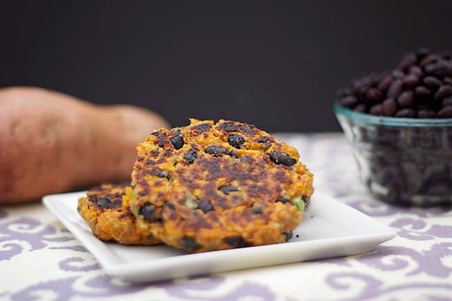 Sweet Potato Black Bean Patties at Home