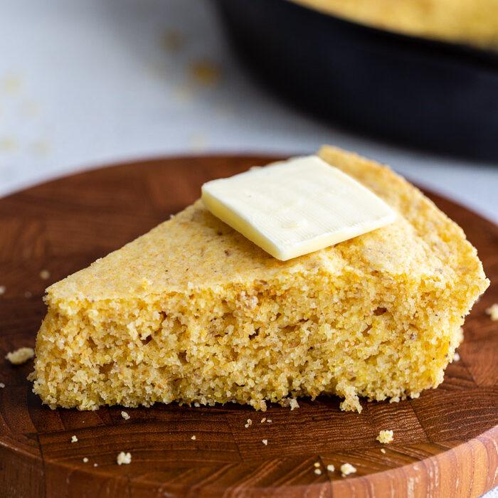 Vegan Cornbread (Moist, Unfussy & Made in a Skillet!) on the Stove