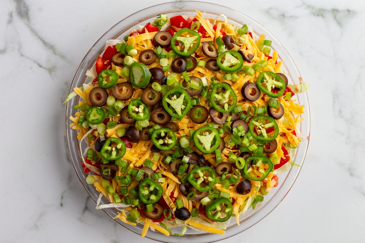 Taco Dip plus Cream Cheese