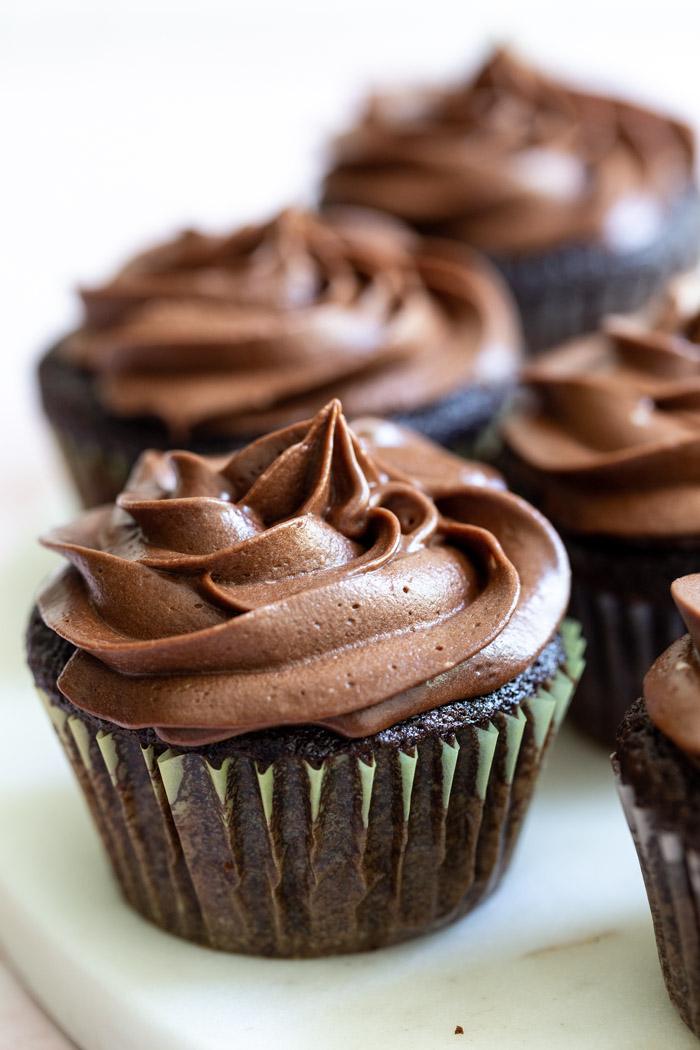 Unfussy Vegan Chocolate Cupcakes from the Pantry