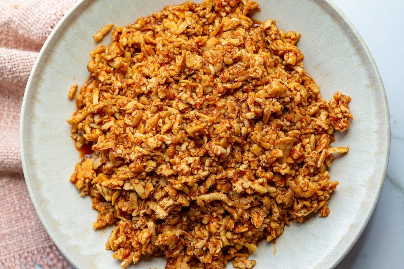 Tofu Ground “Beef” from the Pantry
