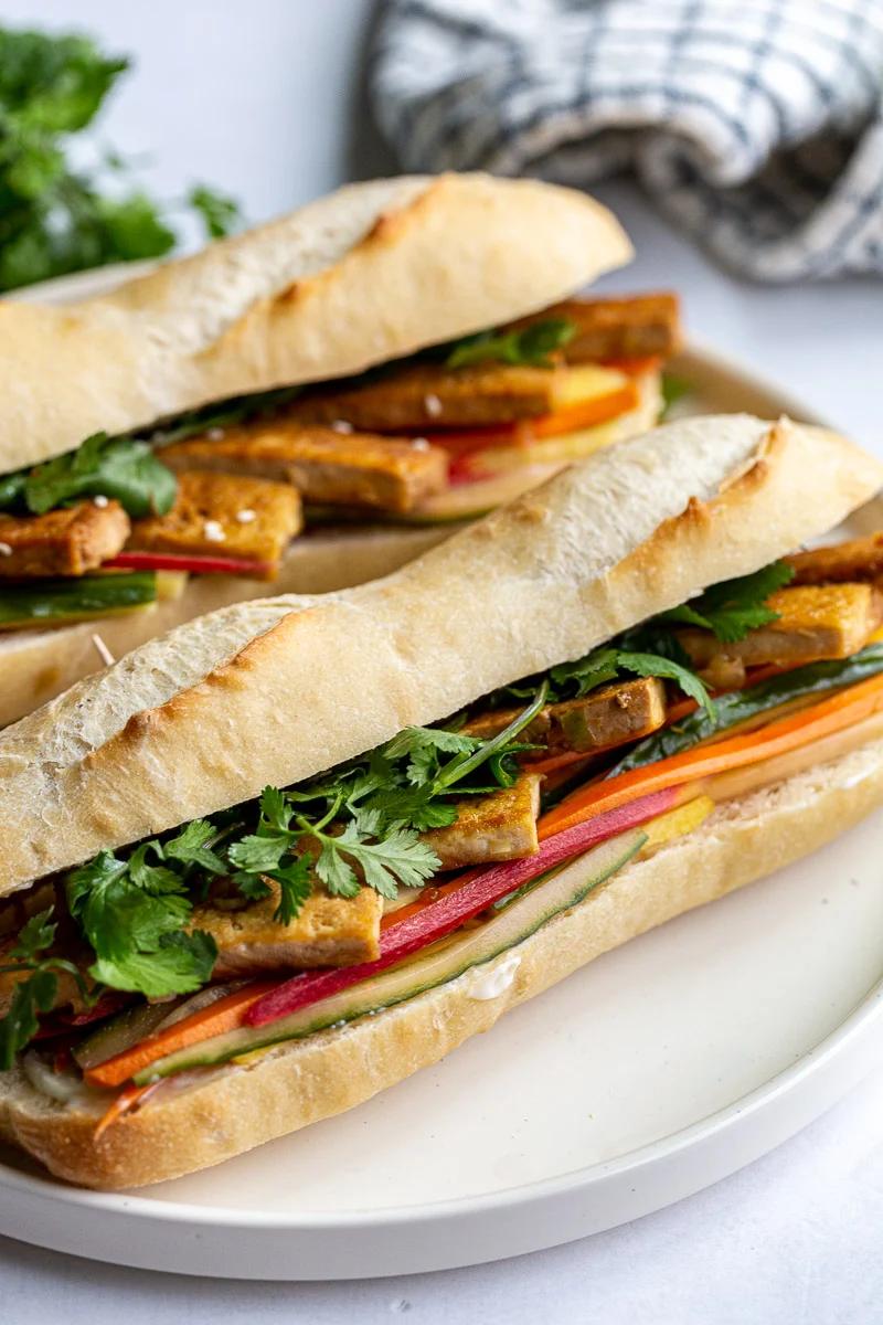 Tofu Banh Mi Sandwich (Vegan) from the Pantry