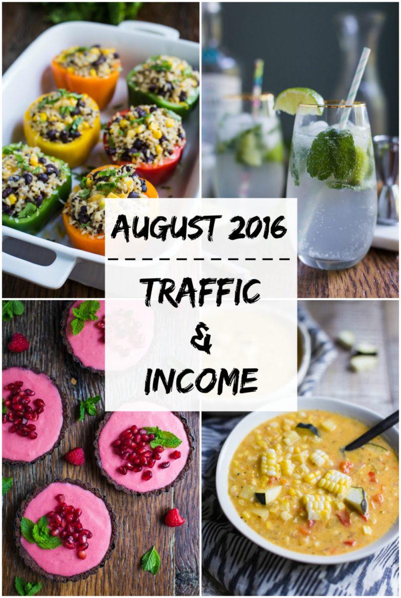 Traffic & Income Report: August 2016 for the Table