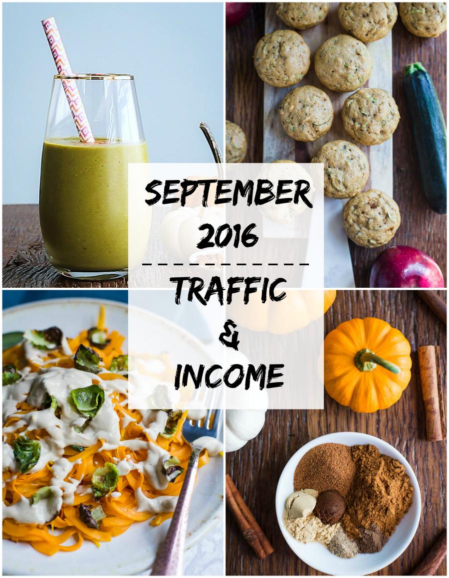 Traffic & Income Report: September 2016 at Home