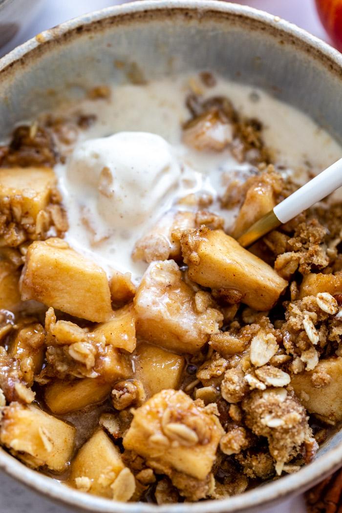 Vegan Apple Crisp at Home