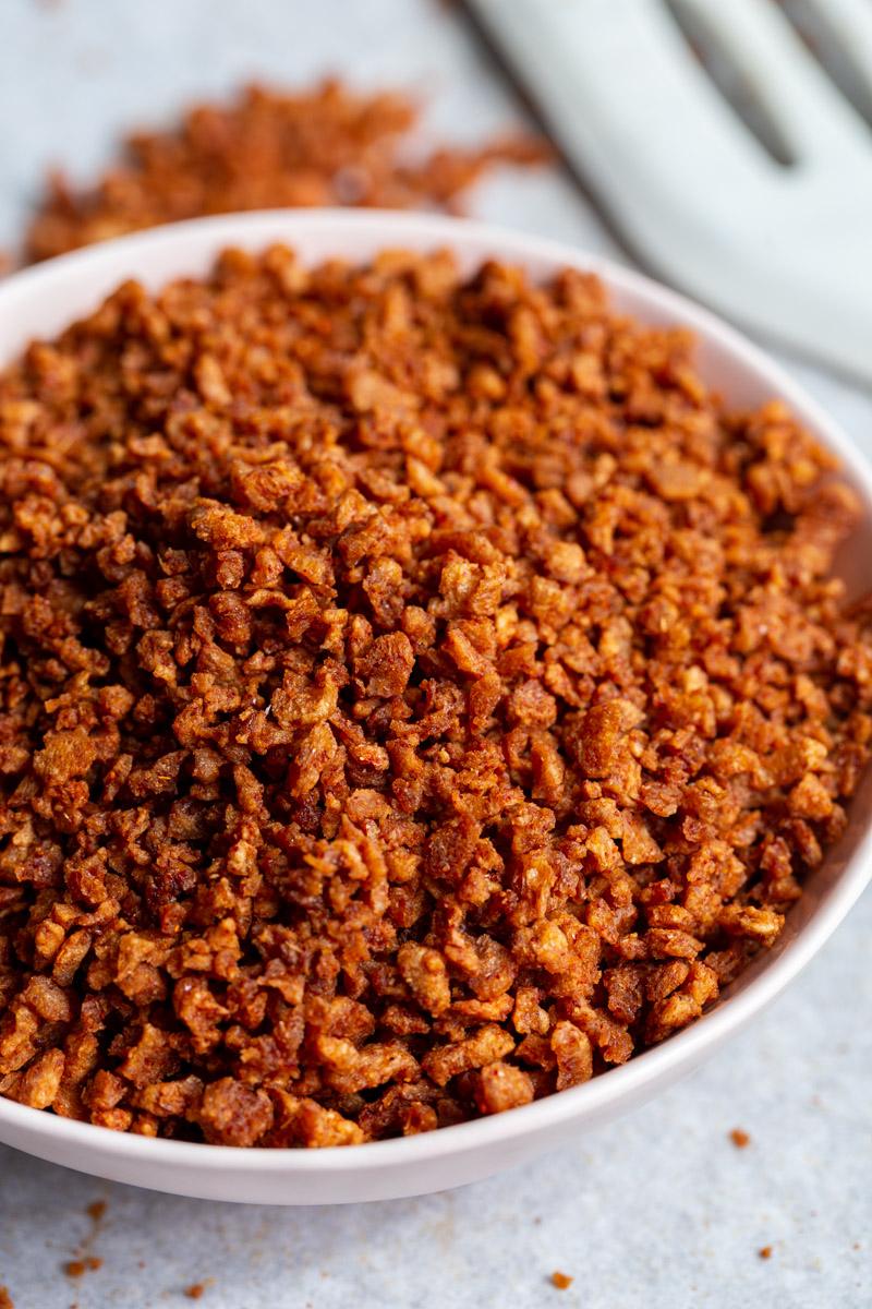 Vegan Bacon Bits at Home