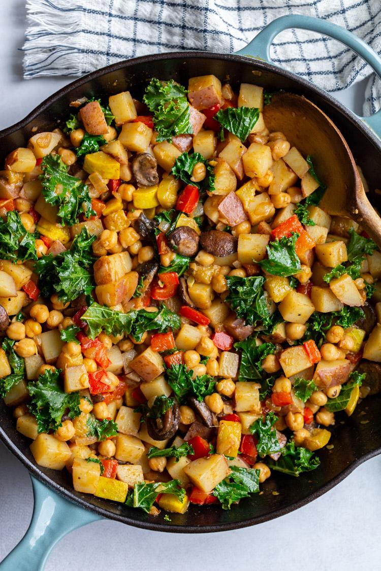 Vegan Hash on the Stove