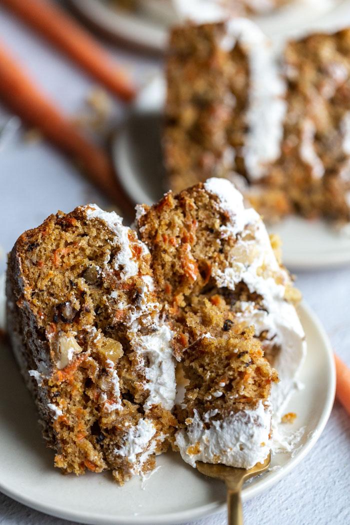 Vegan Carrot Cake on the Stove