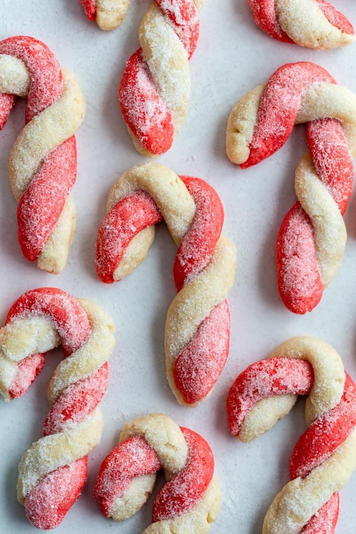 Candy Cane Cookies on the Stove