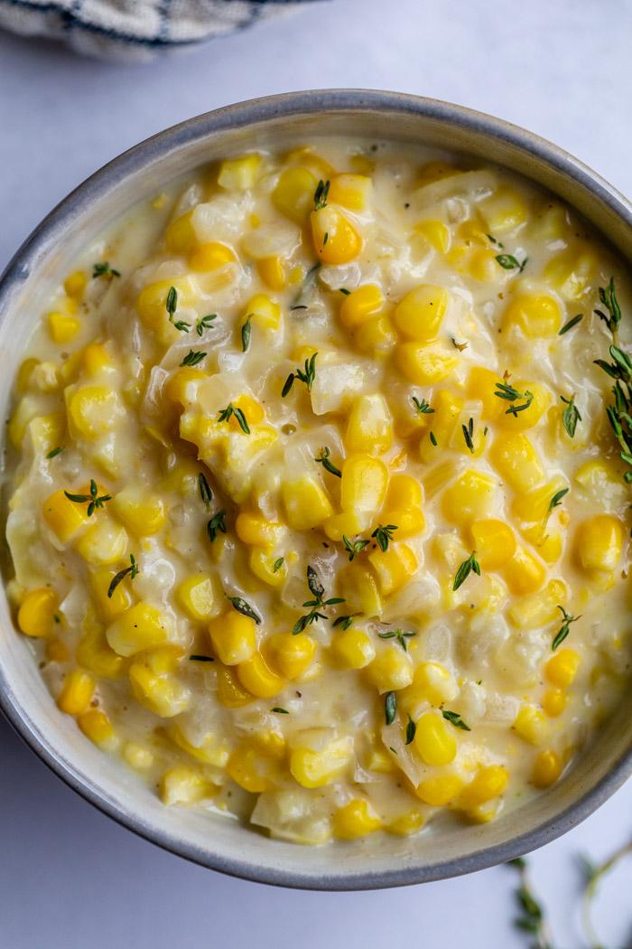 Vegan Creamed Corn from the Pantry