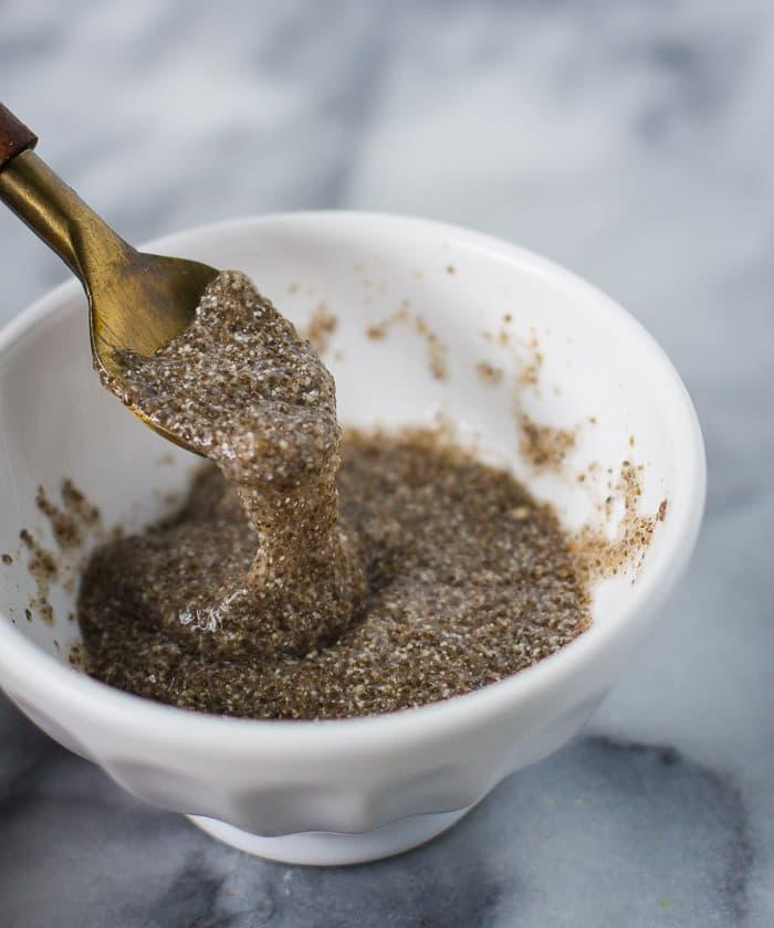 Flax & Chia Egg Substitutes on the Stove