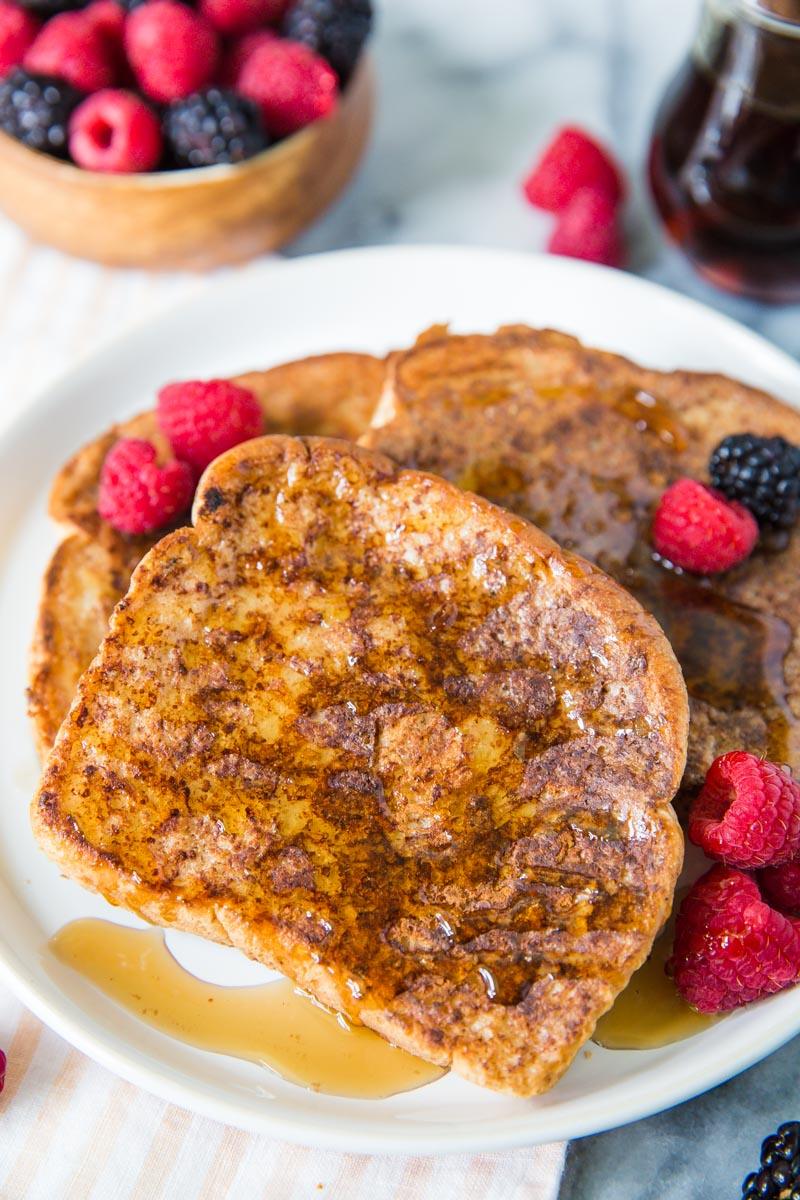 Vegan French Toast on the Stove