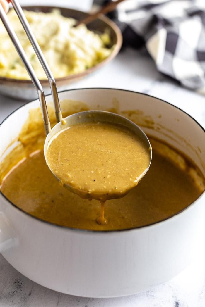 Unfussy Vegan Gravy at Home