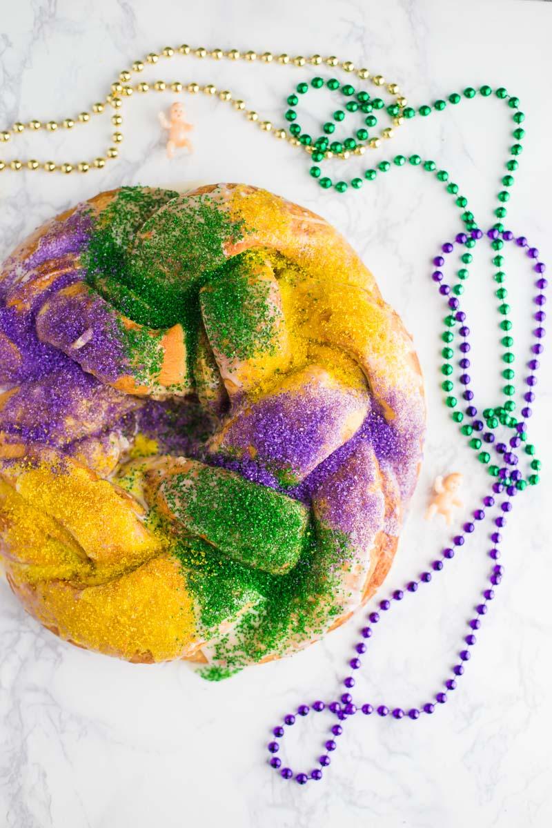 Vegan King Cake for the Table