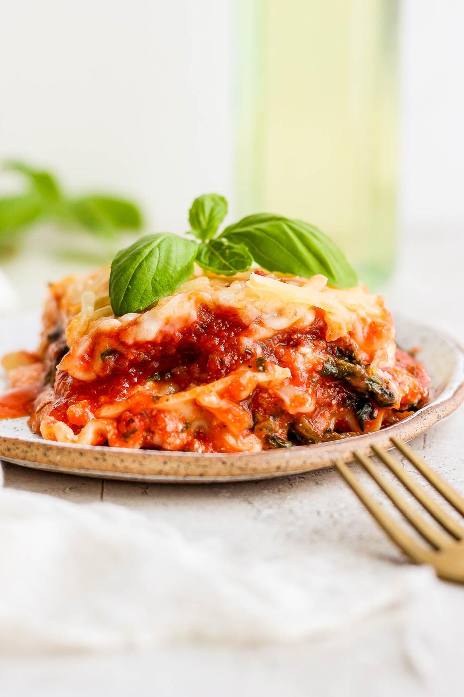 Vegan Lasagna on the Stove