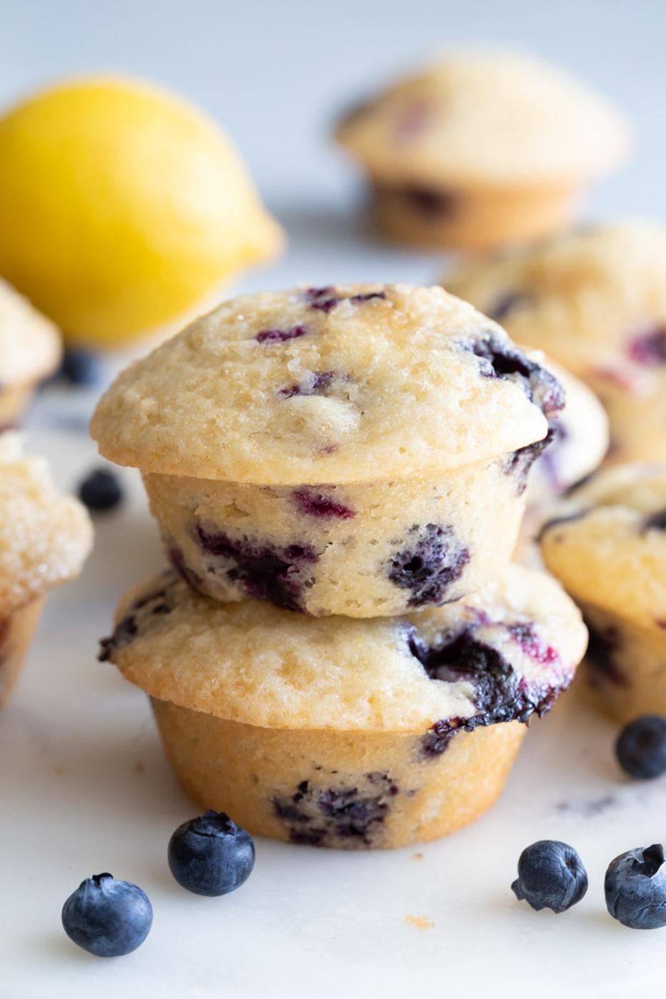 Lemon Blueberry Muffins for the Table
