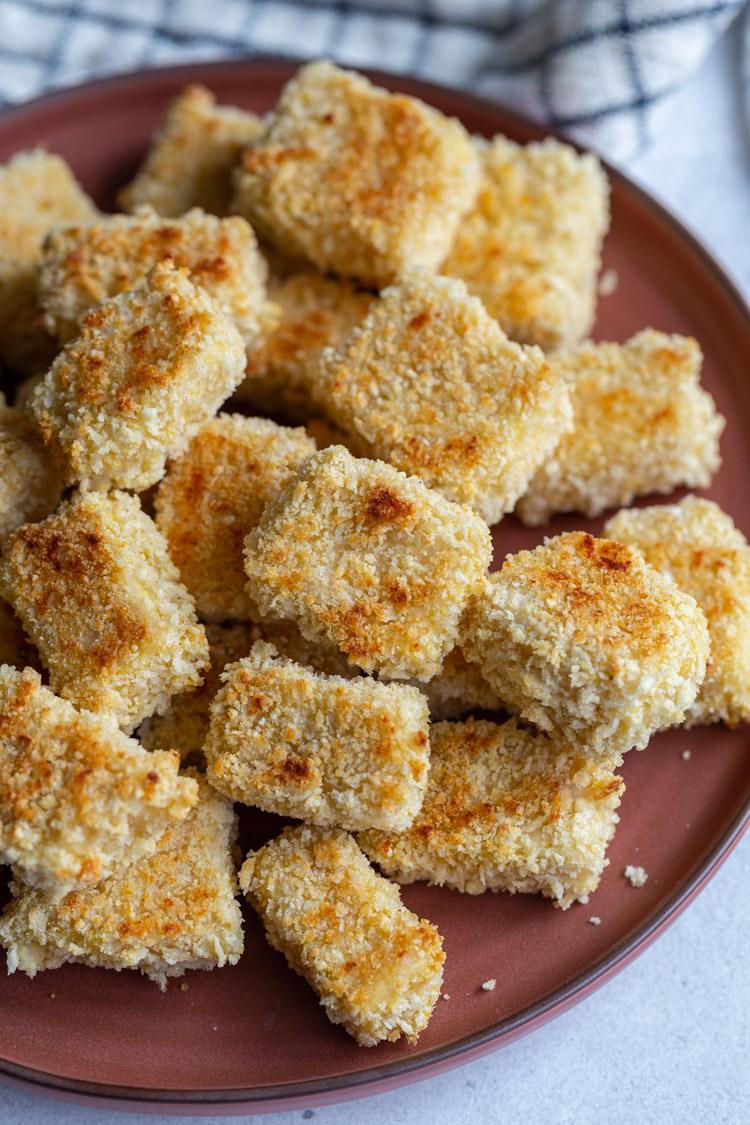 Vegan Parmesan Crusted Tofu at Home