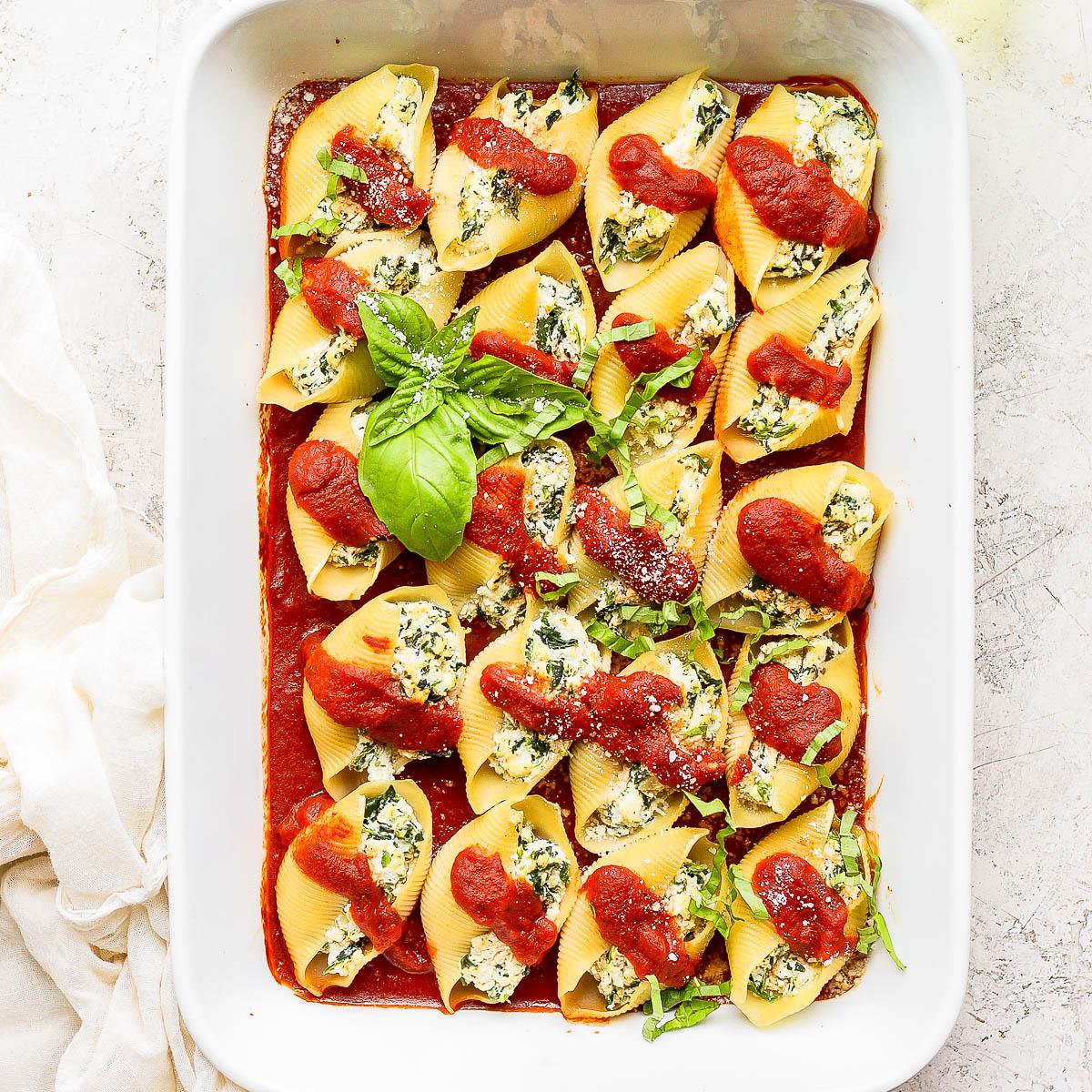 Vegan Stuffed Shells on the Stove