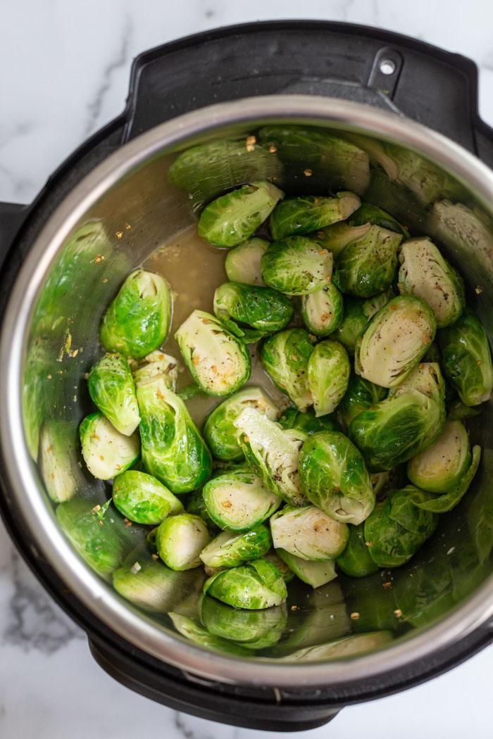 Instant Pot Brussel Sprouts for the Table