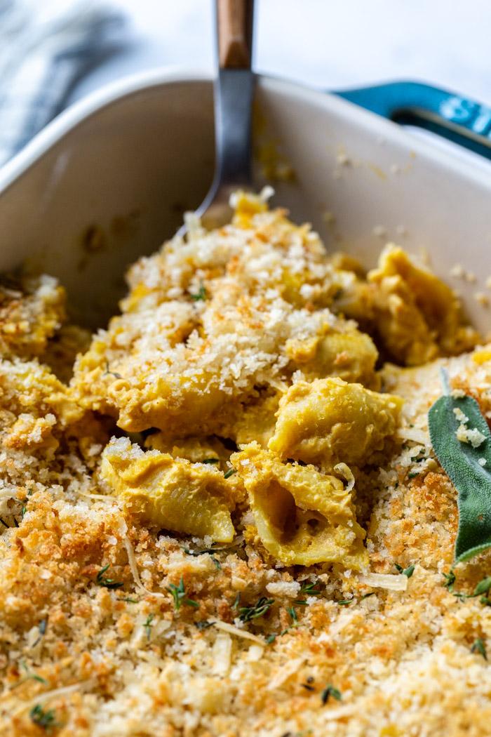 Baked Vegan Mac and Cheese for the Table