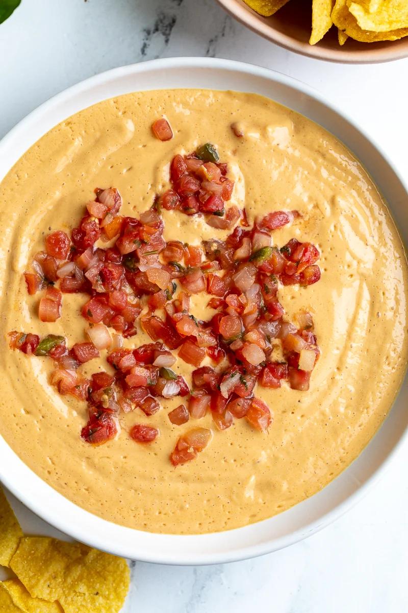 Vegan Tofu Queso DIP from the Pantry