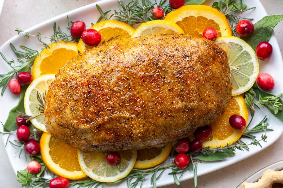 Vegan Turkey Roast (with crispy skin) on the Stove