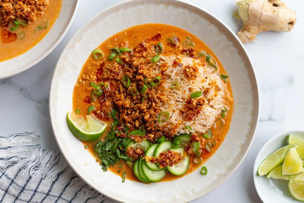 Vegetarian Broth Bowls on the Stove