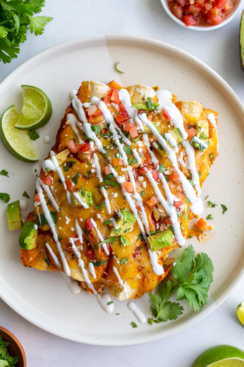 Vegetarian Enchiladas for the Table