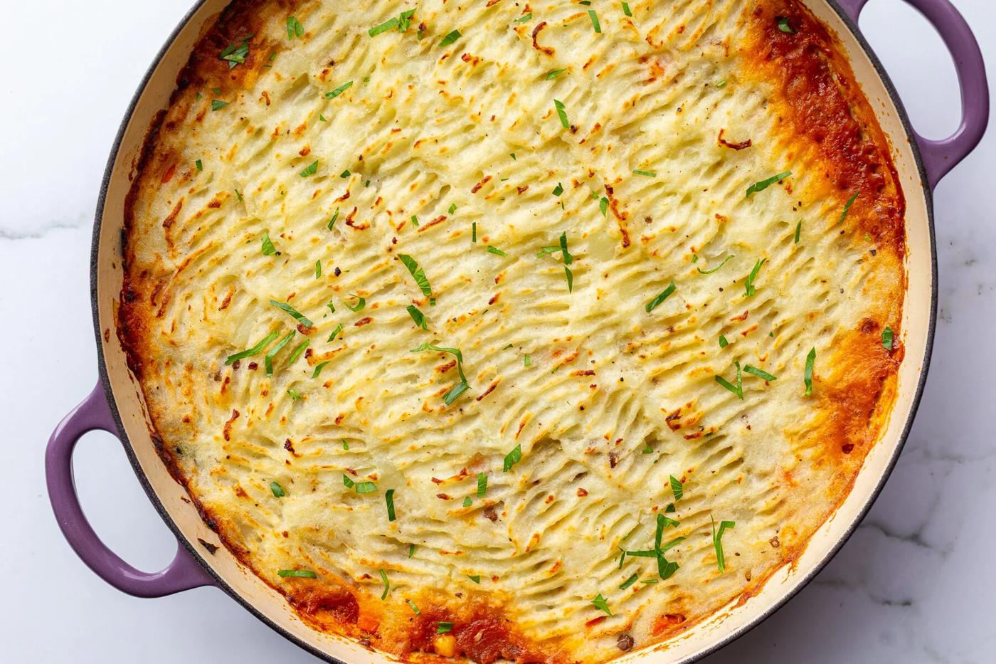 Vegan Shepherd’s Pie Recipe (with lentils) from the Pantry