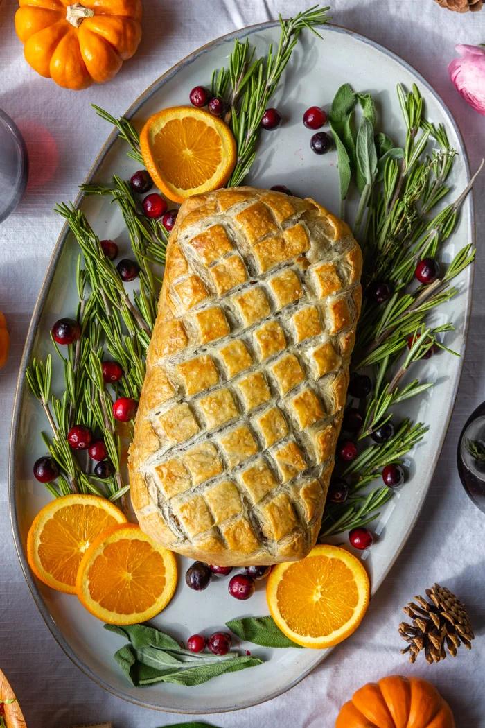 Vegetarian Wellington on the Stove